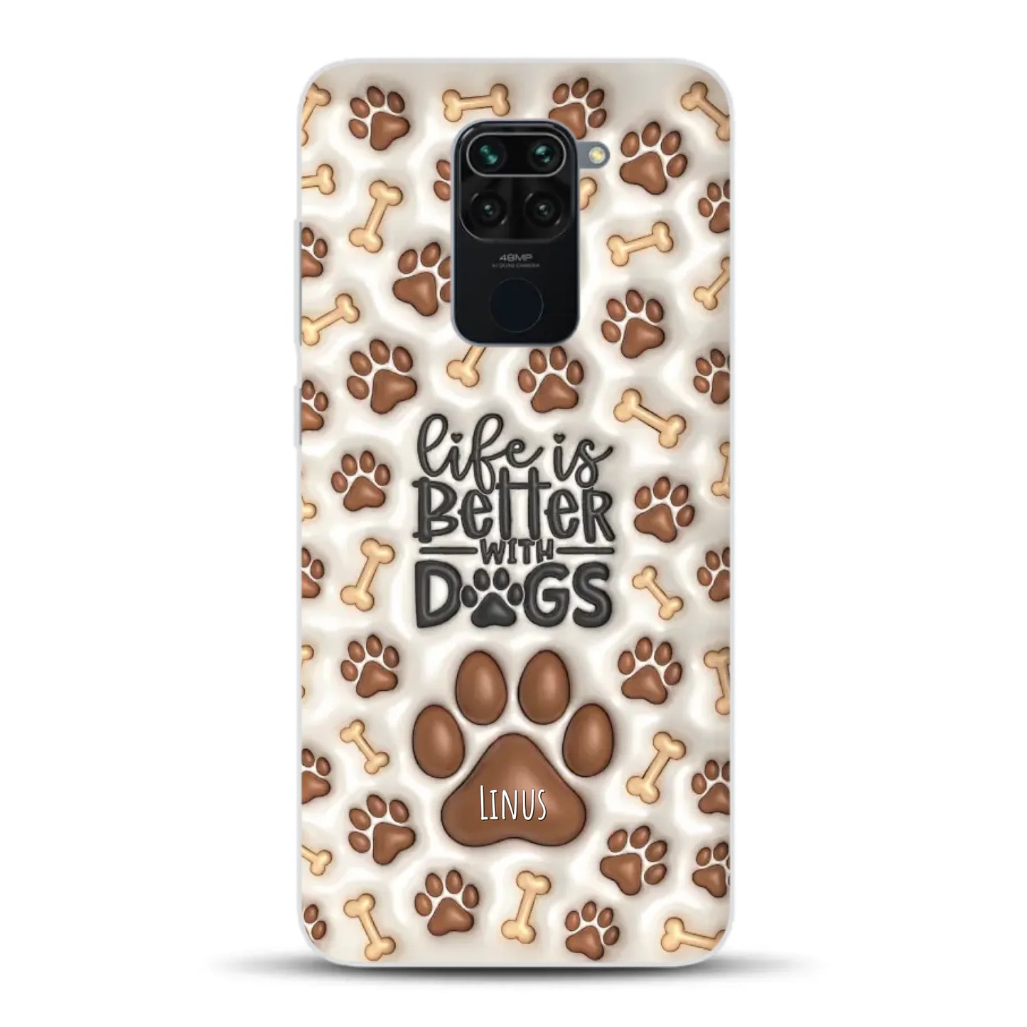 Life is better with Dogs - Individuelle Handyhülle für Xiaomi
