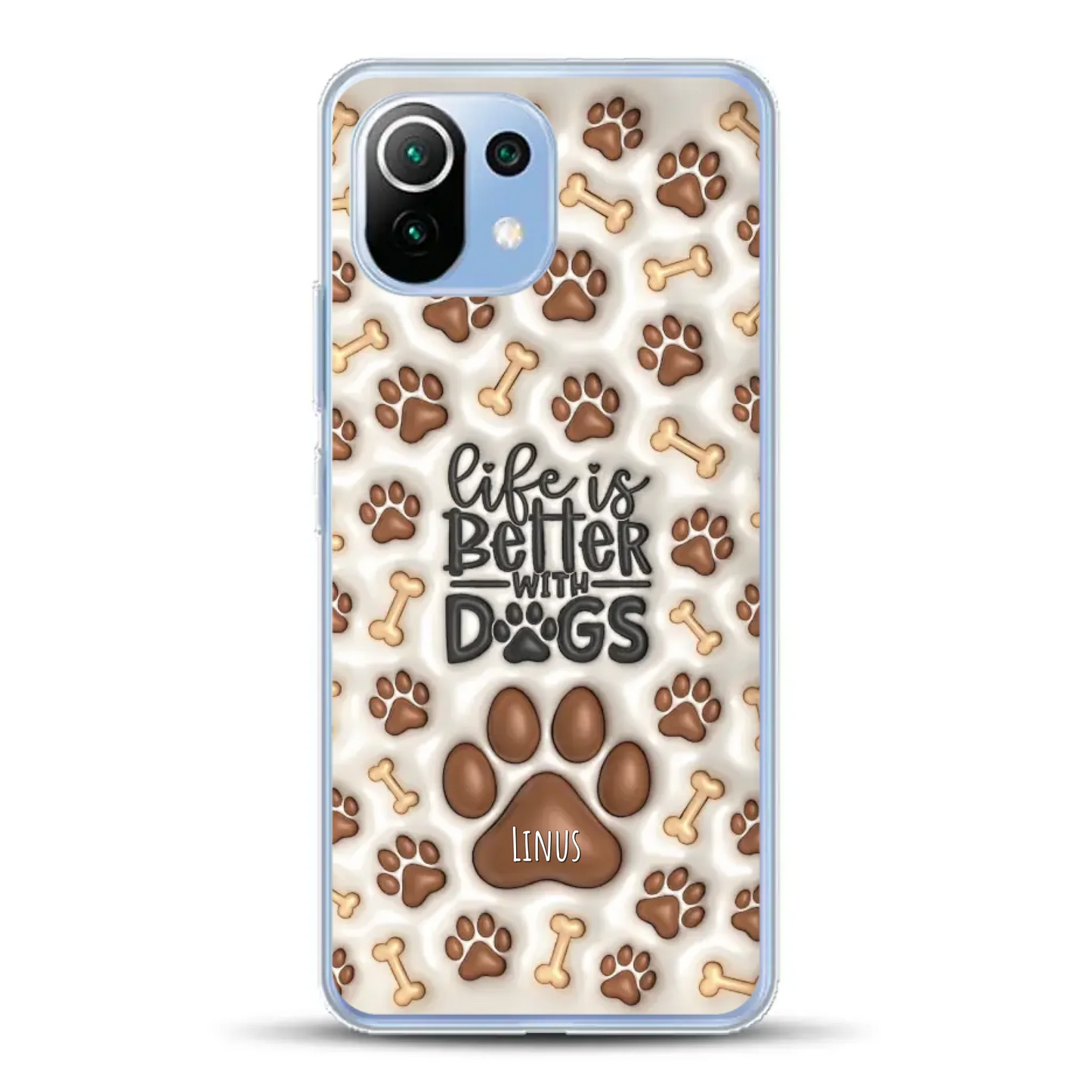Life is better with Dogs - Individuelle Handyhülle für Xiaomi