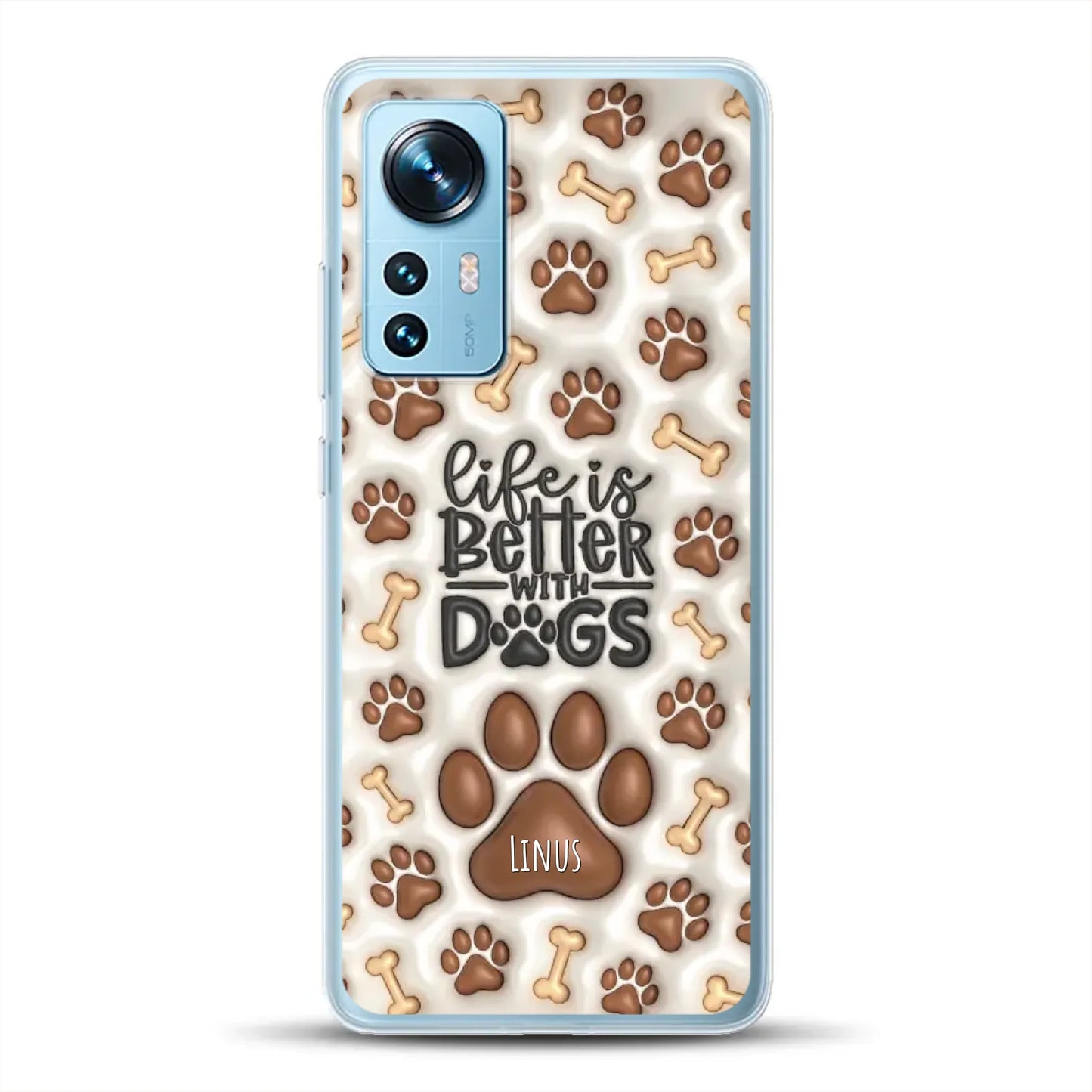 Life is better with Dogs - Individuelle Handyhülle für Xiaomi