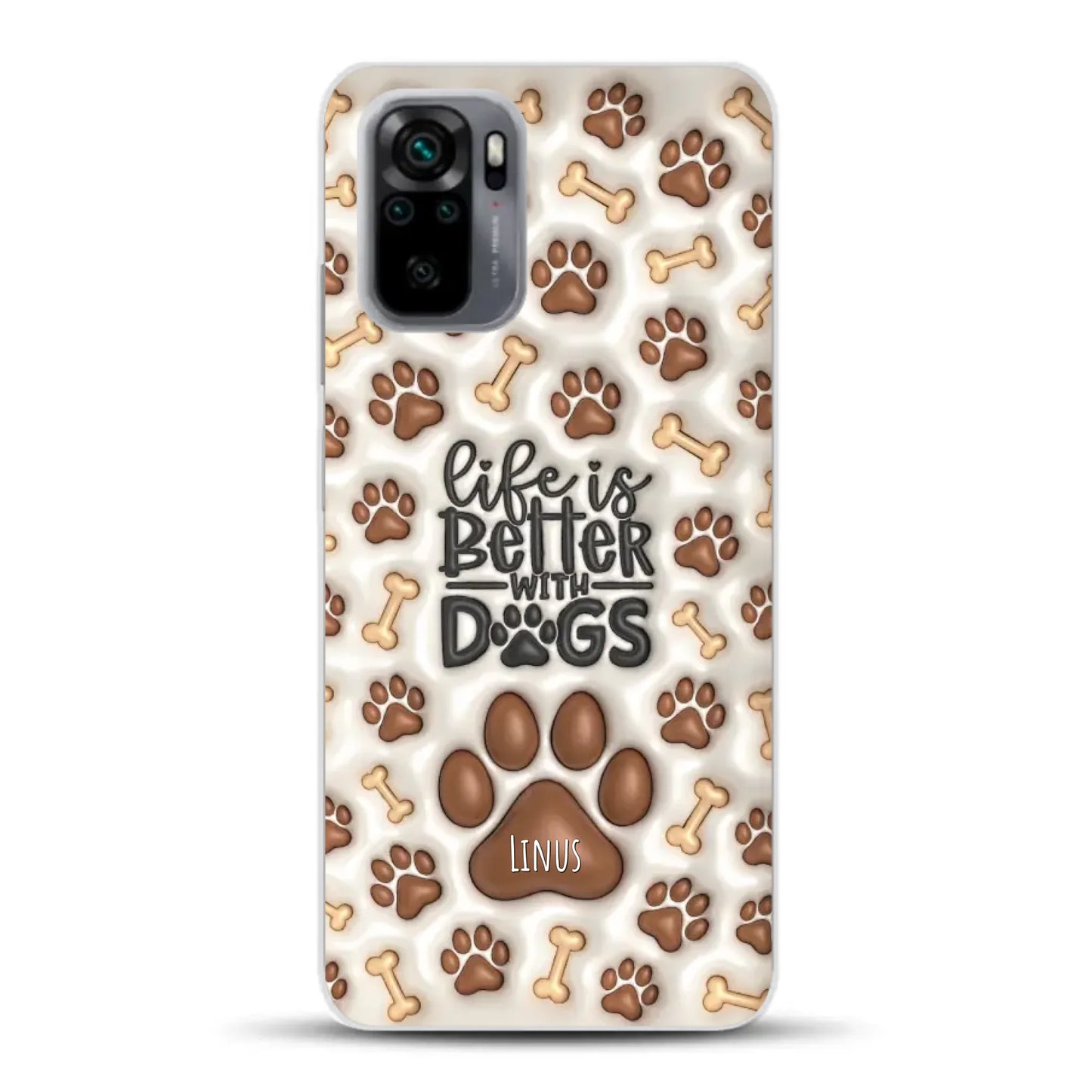 Life is better with Dogs - Individuelle Handyhülle für Xiaomi