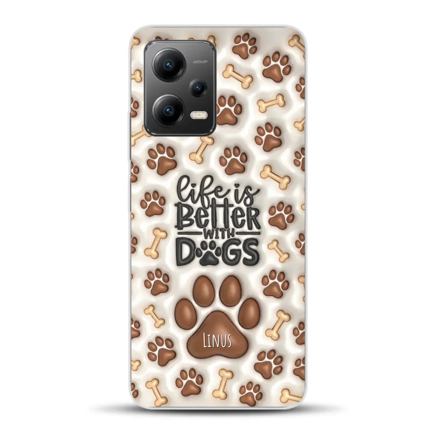 Life is better with Dogs - Individuelle Handyhülle für Xiaomi