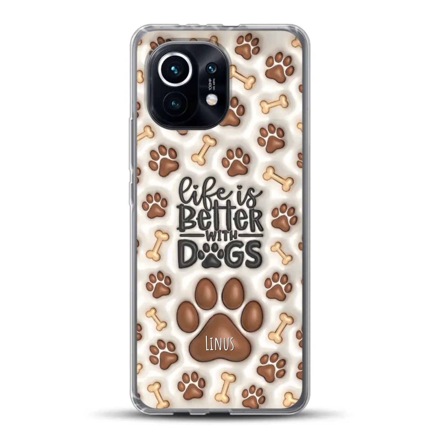 Life is better with Dogs - Individuelle Handyhülle für Xiaomi