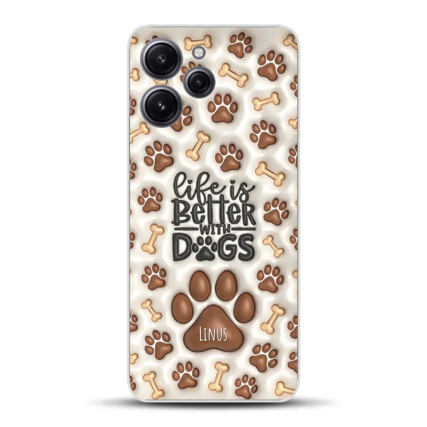Life is better with Dogs - Individuelle Handyhülle für Xiaomi