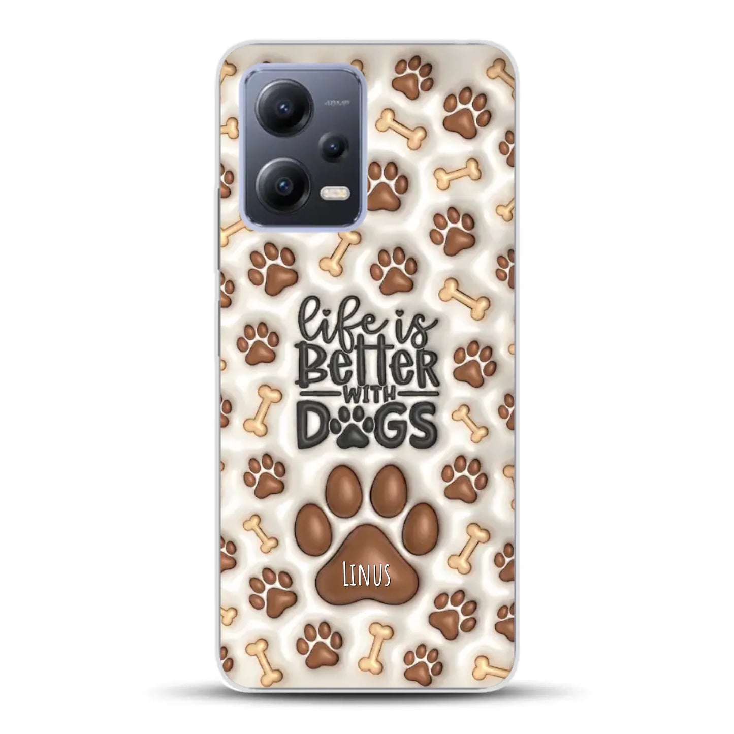 Life is better with Dogs - Individuelle Handyhülle für Xiaomi