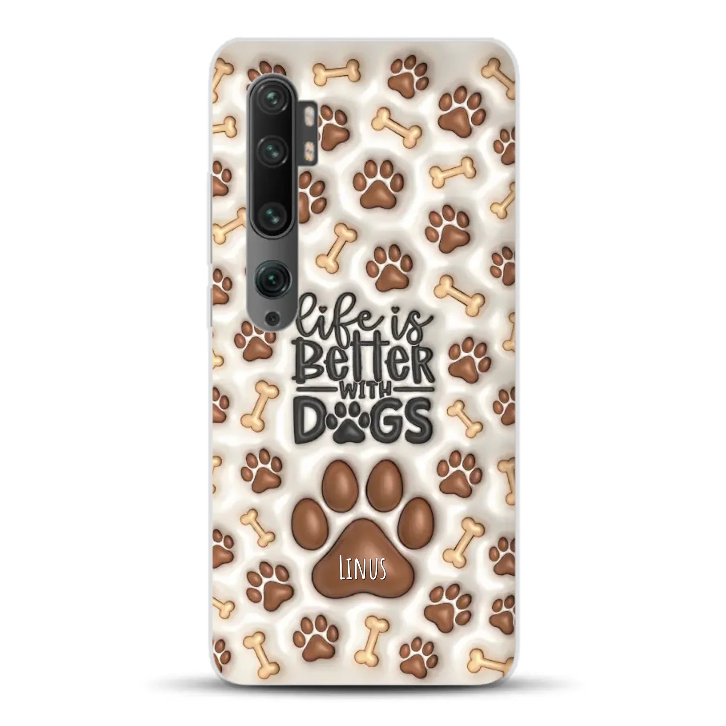 Life is better with Dogs - Individuelle Handyhülle für Xiaomi