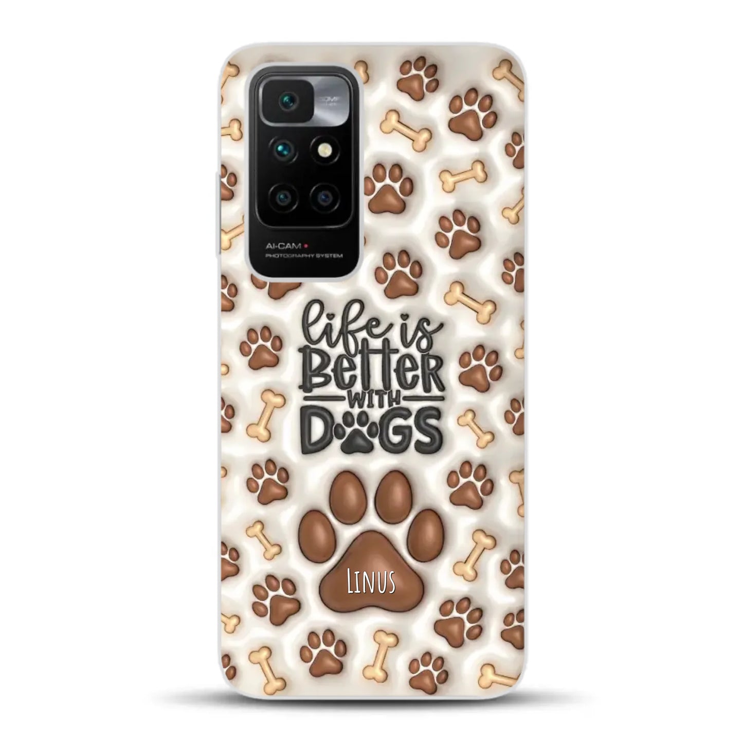 Life is better with Dogs - Individuelle Handyhülle für Xiaomi