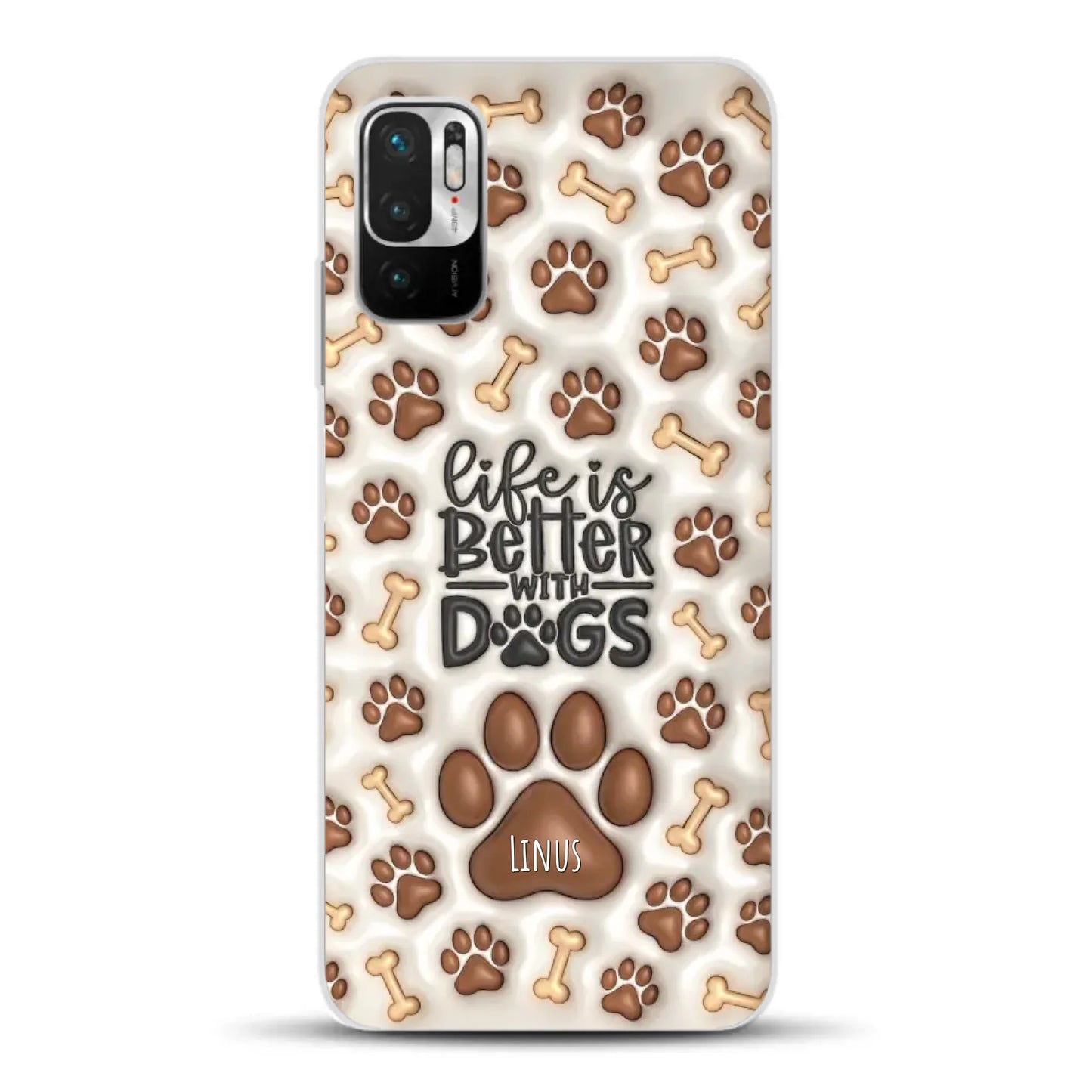 Life is better with Dogs - Individuelle Handyhülle für Xiaomi