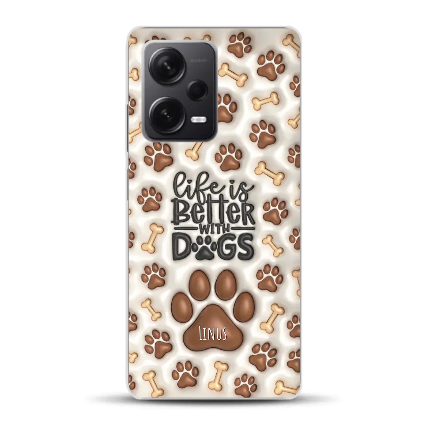 Life is better with Dogs - Individuelle Handyhülle für Xiaomi