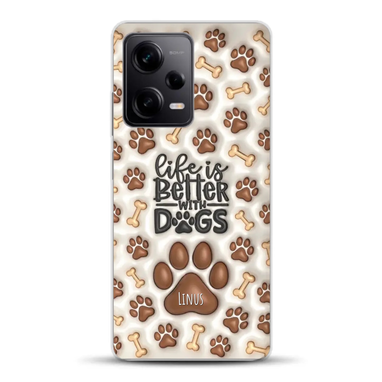 Life is better with Dogs - Individuelle Handyhülle für Xiaomi
