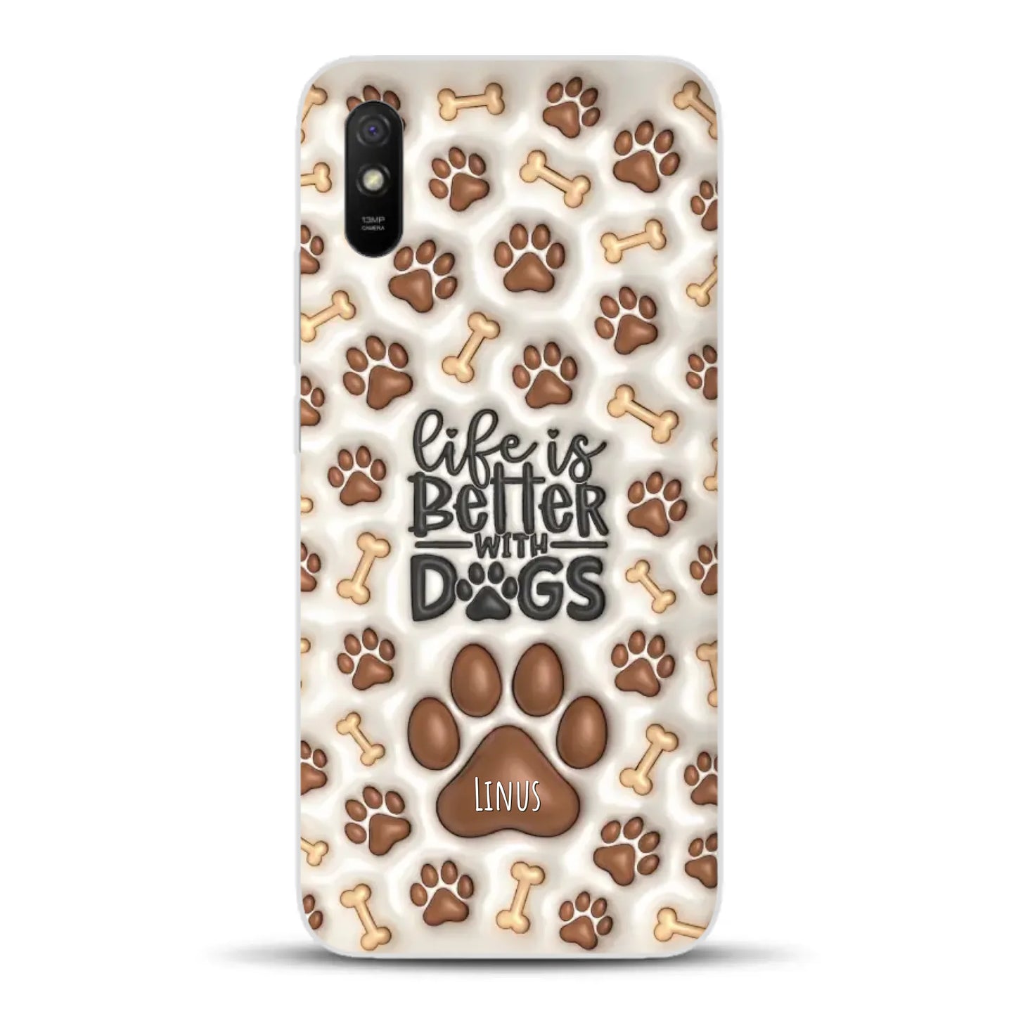 Life is better with Dogs - Individuelle Handyhülle für Xiaomi