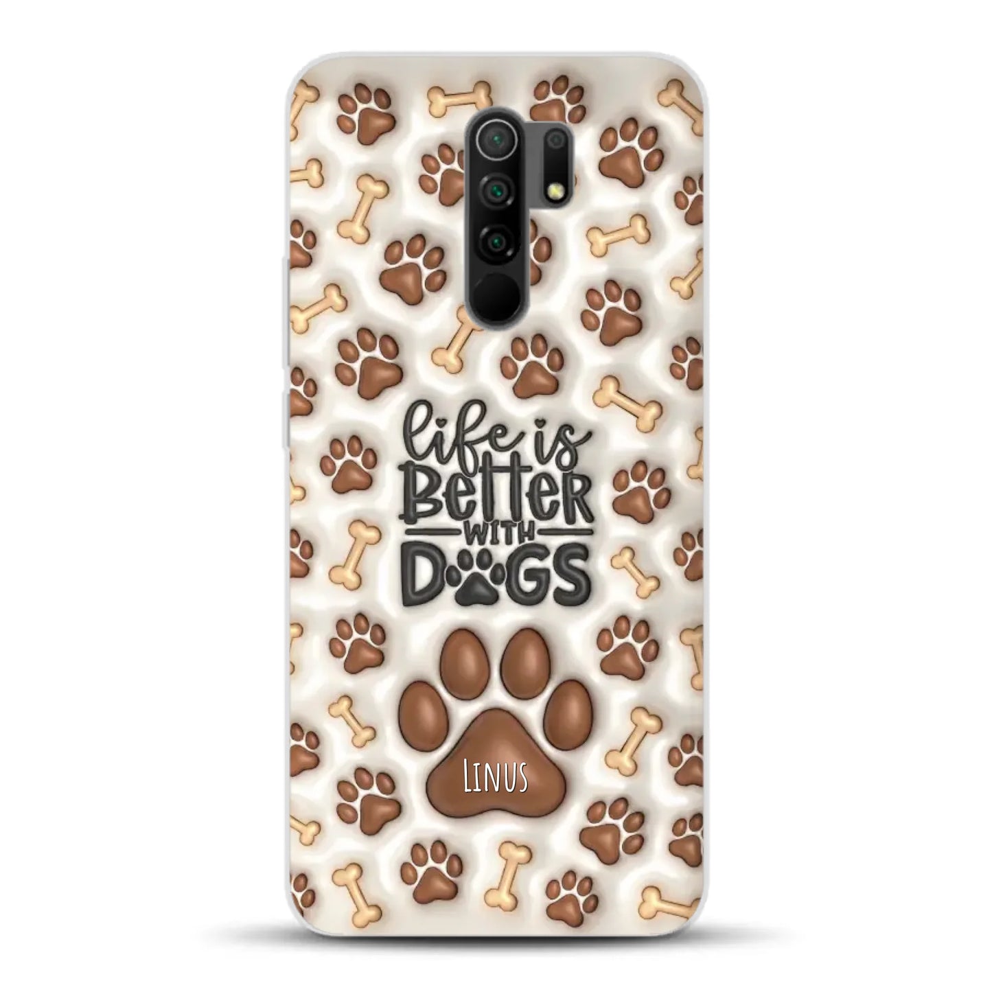 Life is better with Dogs - Individuelle Handyhülle für Xiaomi