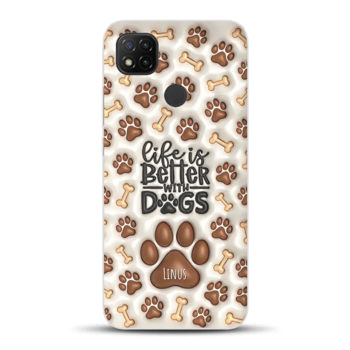 Life is better with Dogs - Individuelle Handyhülle für Xiaomi