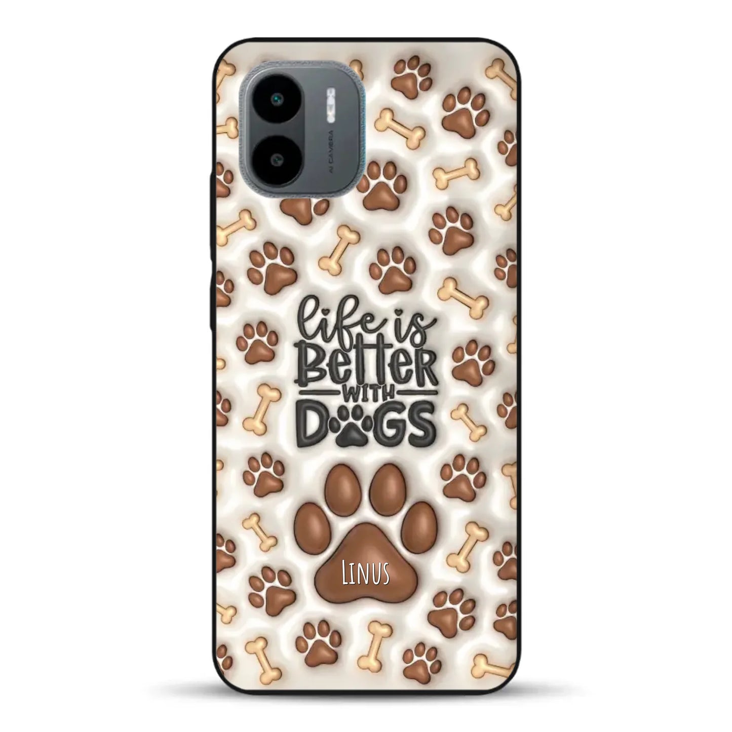 Life is better with Dogs - Individuelle Handyhülle für Xiaomi