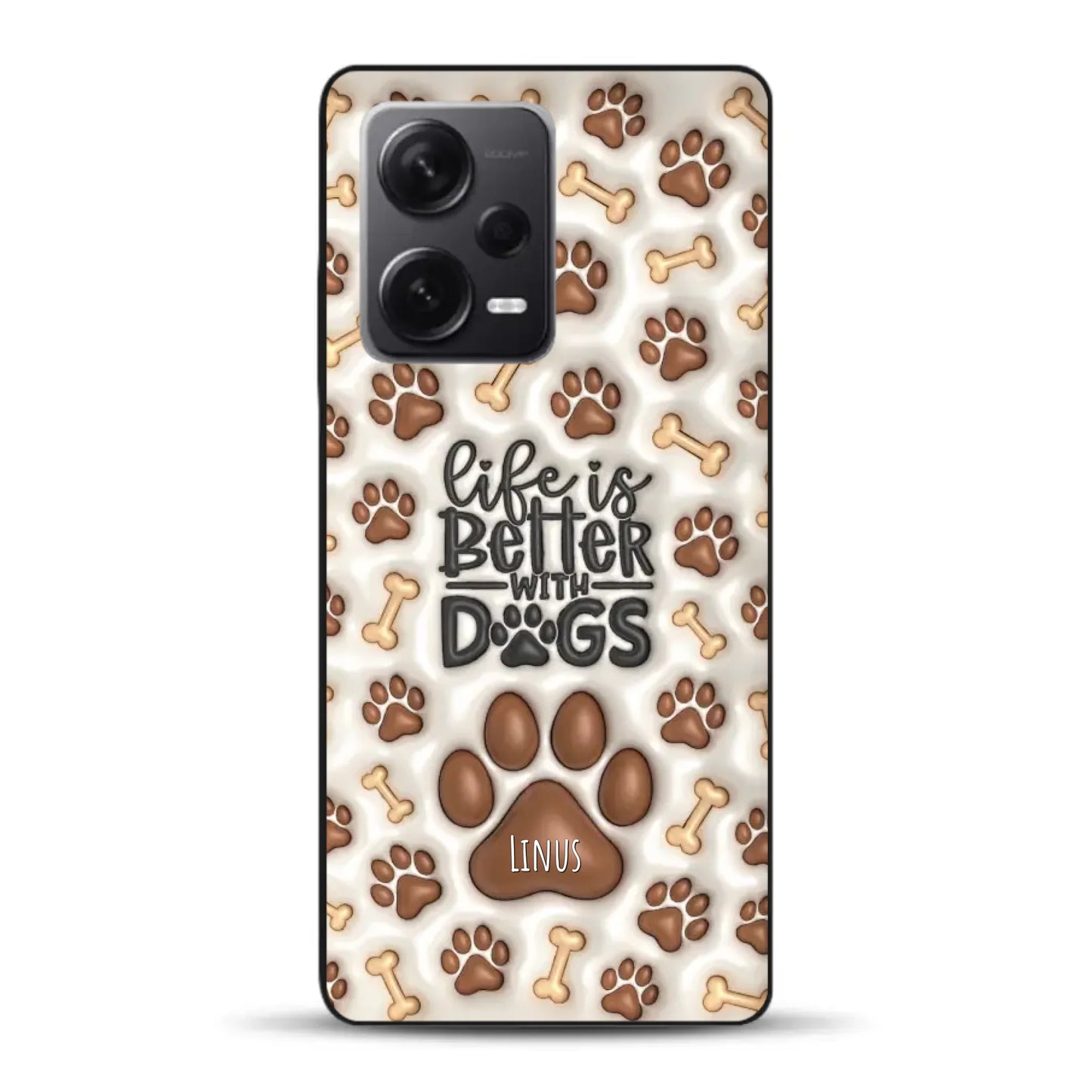 Life is better with Dogs - Individuelle Handyhülle für Xiaomi