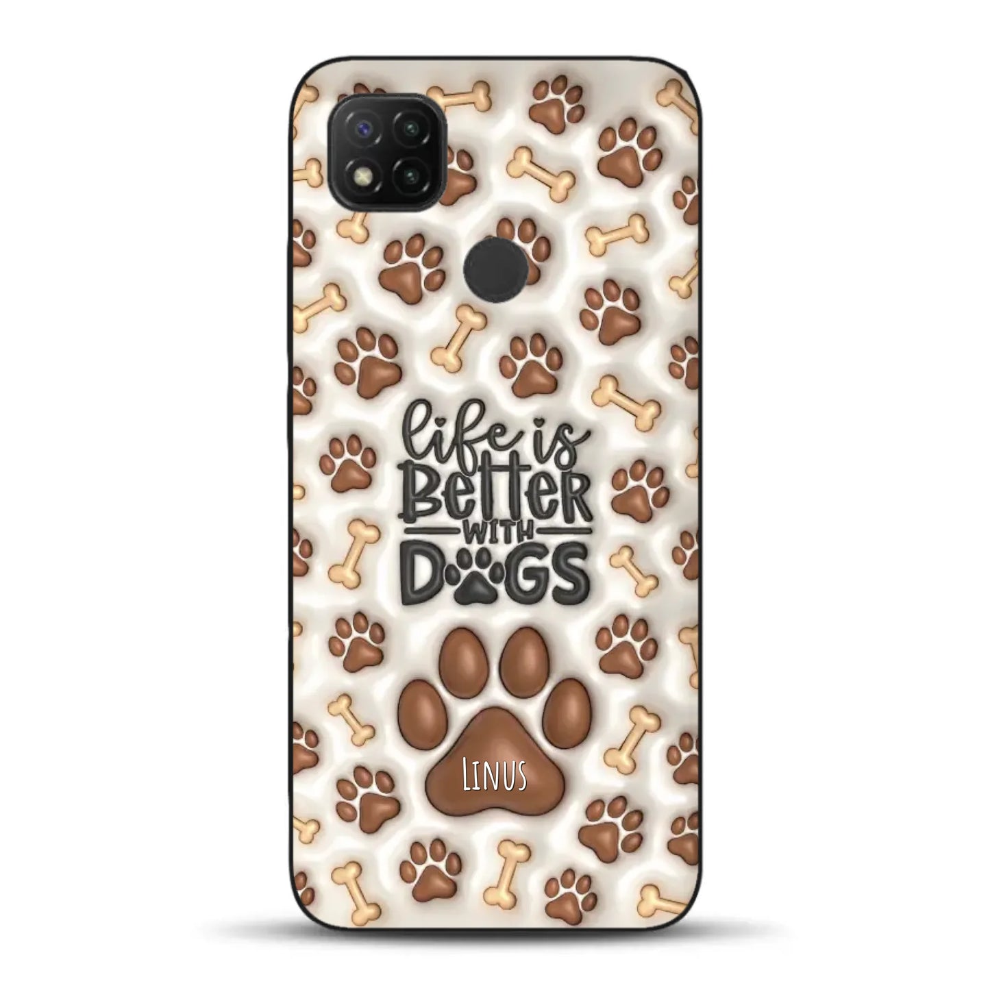 Life is better with Dogs - Individuelle Handyhülle für Xiaomi