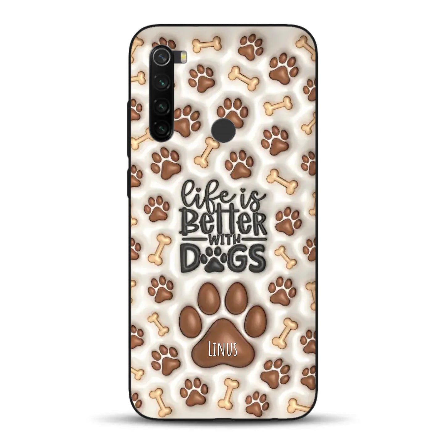 Life is better with Dogs - Individuelle Handyhülle für Xiaomi