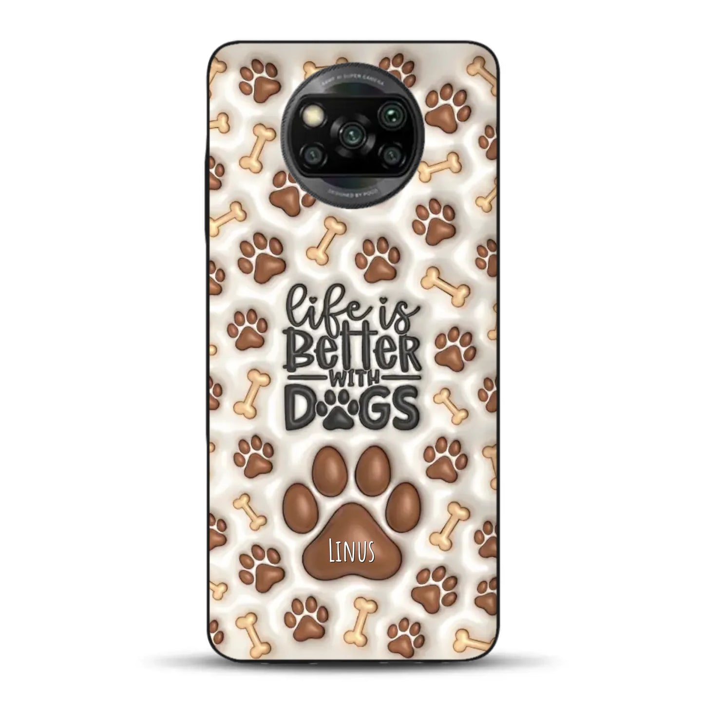 Life is better with Dogs - Individuelle Handyhülle für Xiaomi