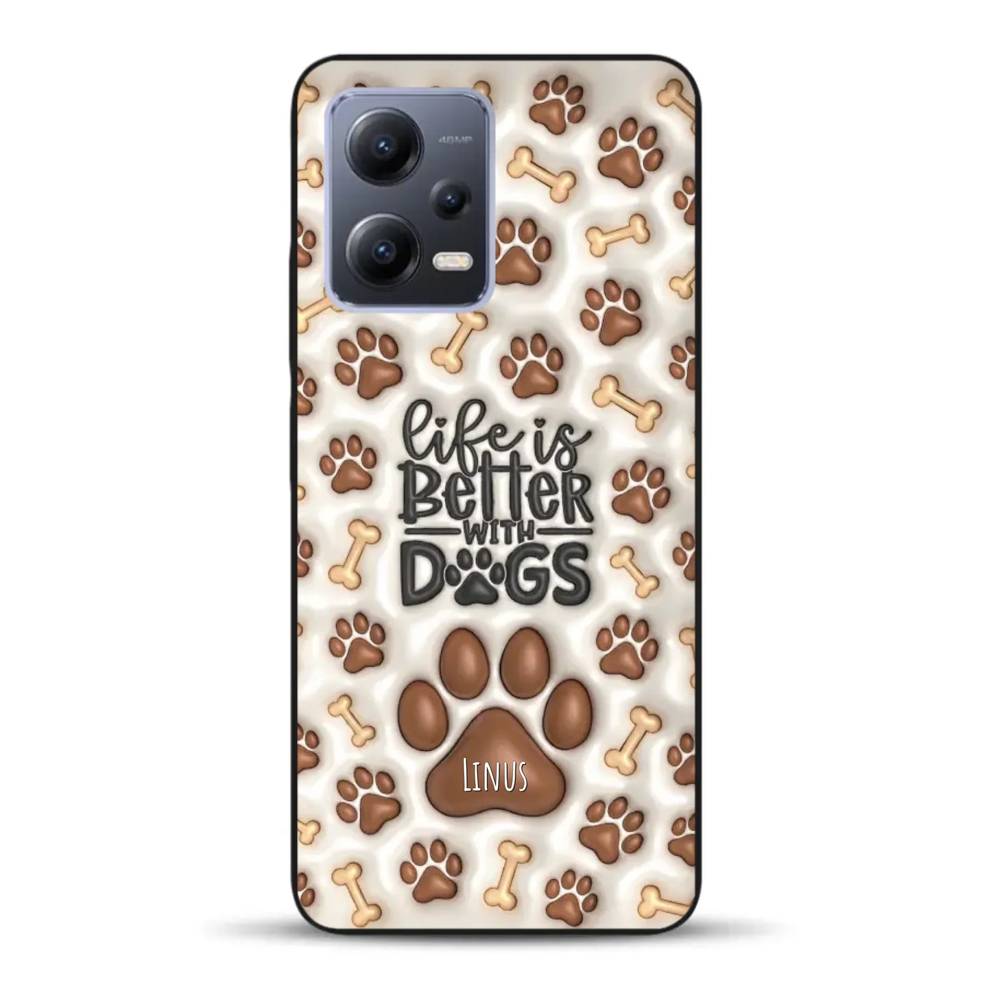Life is better with Dogs - Individuelle Handyhülle für Xiaomi