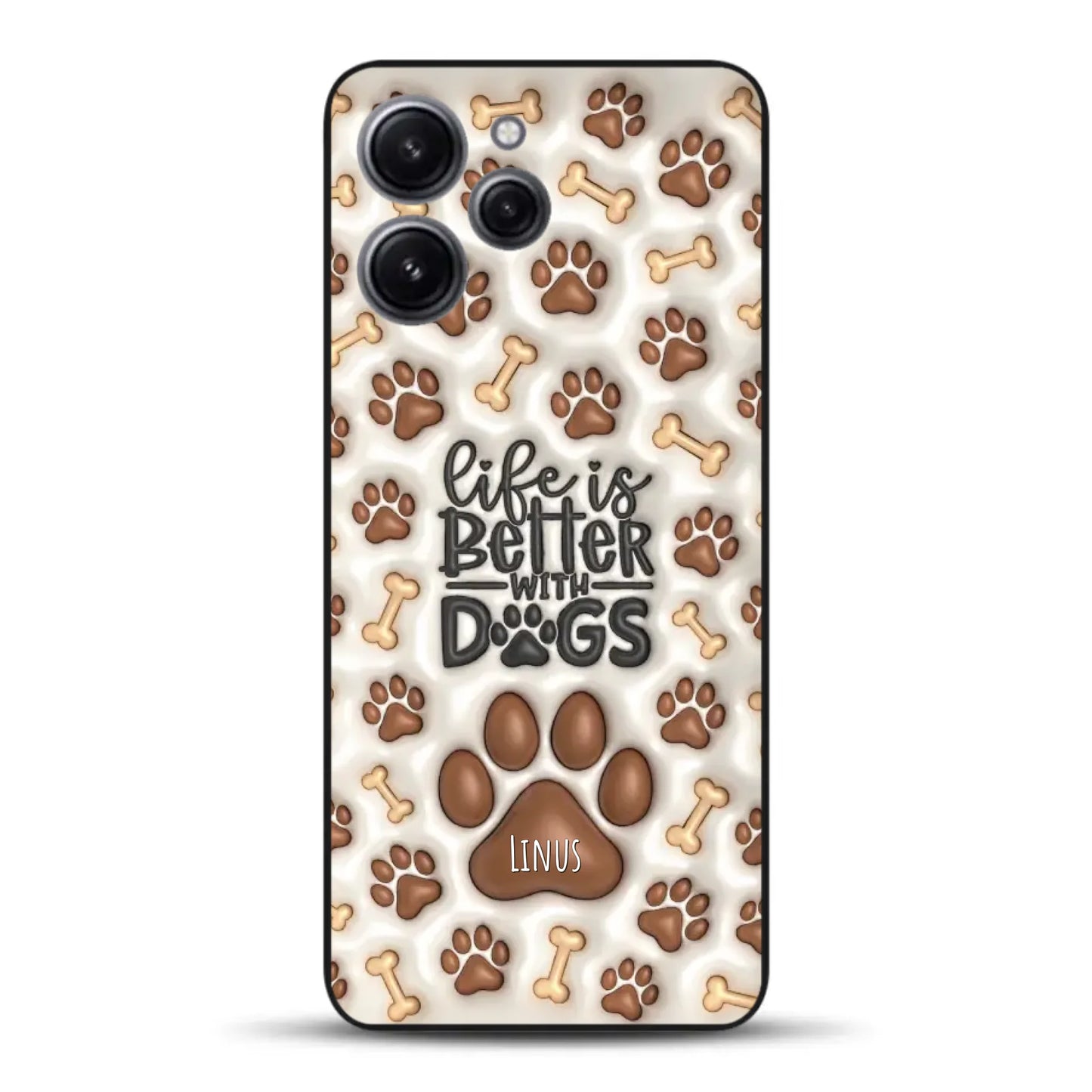 Life is better with Dogs - Individuelle Handyhülle für Xiaomi