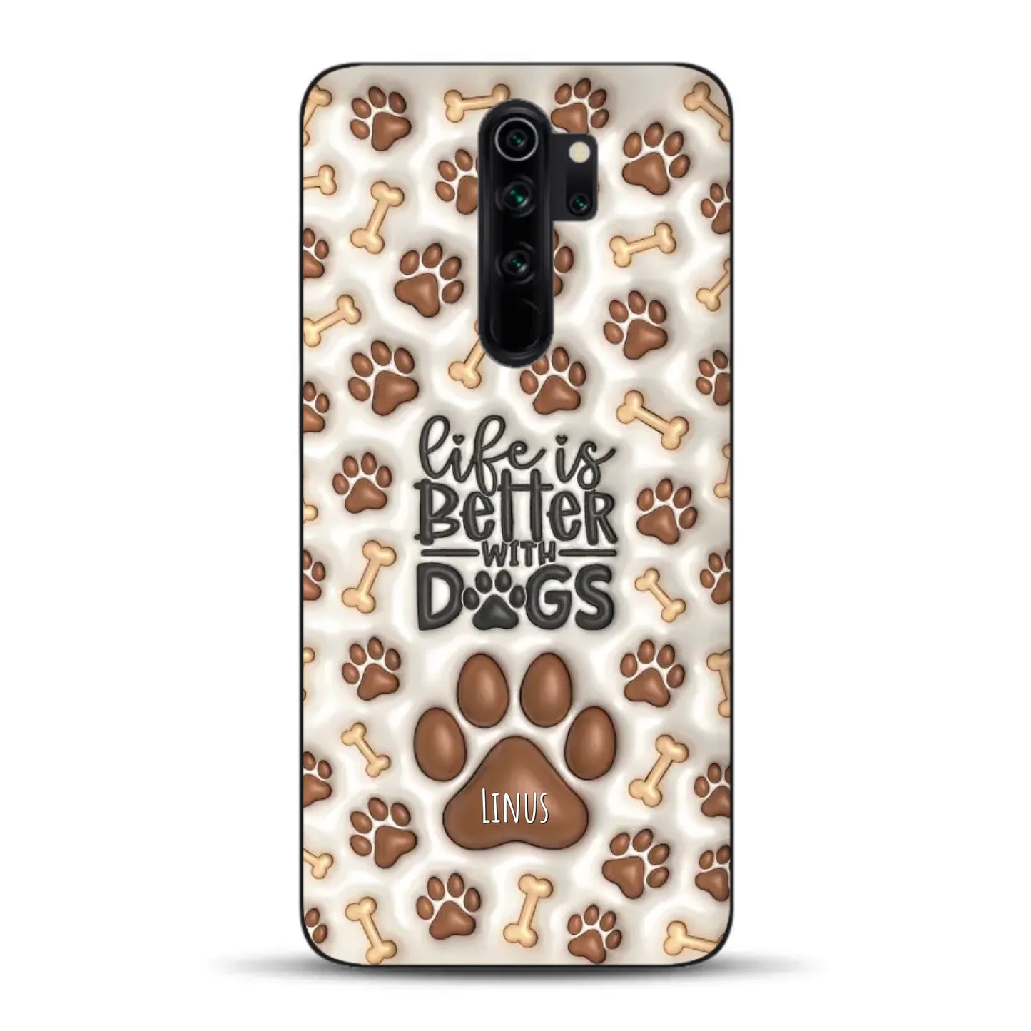 Life is better with Dogs - Individuelle Handyhülle für Xiaomi