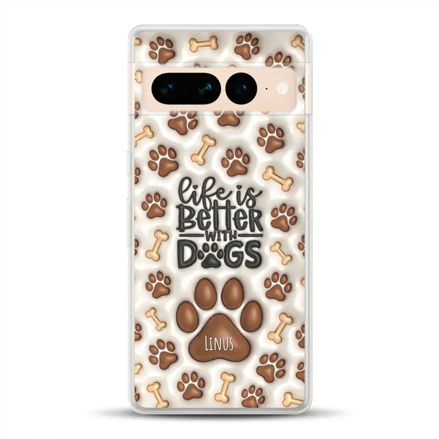 Life is better with Dogs - Individuelle Handyhülle für Google