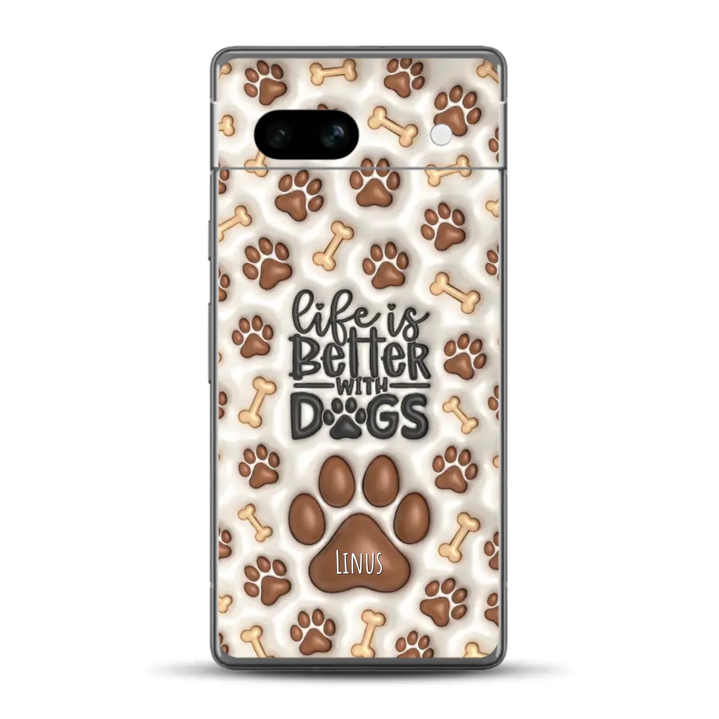 Life is better with Dogs - Individuelle Handyhülle für Google