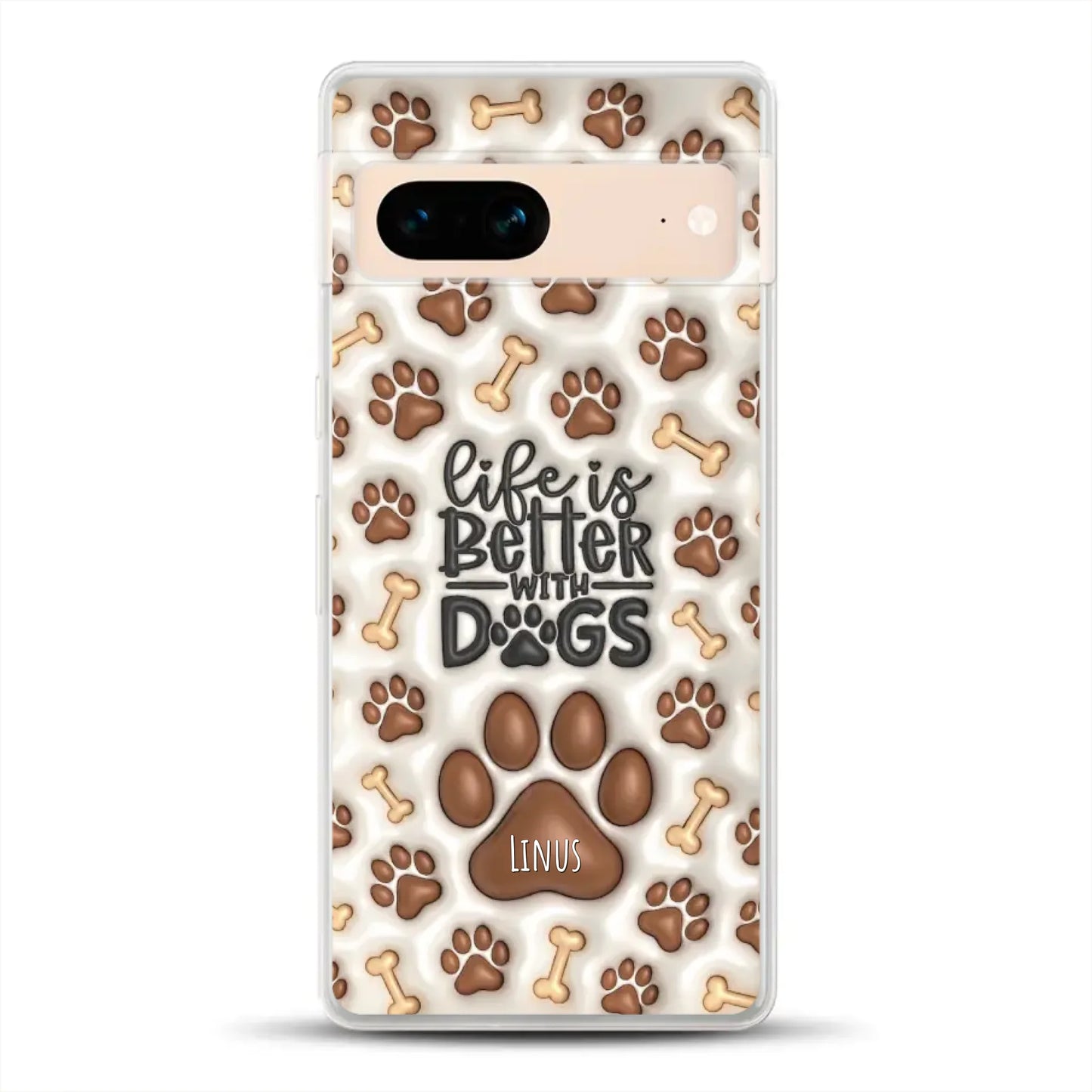 Life is better with Dogs - Individuelle Handyhülle für Google