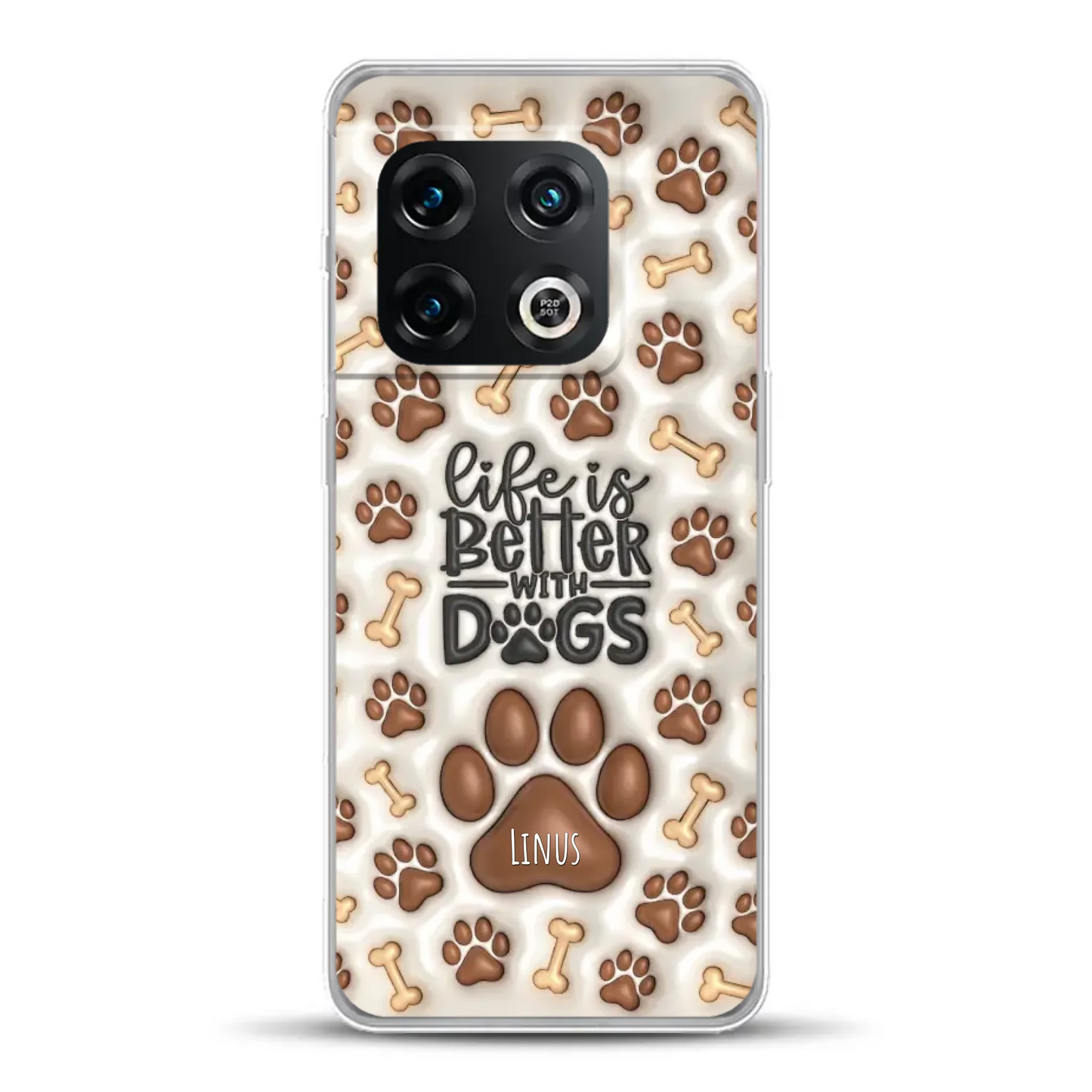 Life is better with Dogs - Individuelle Handyhülle