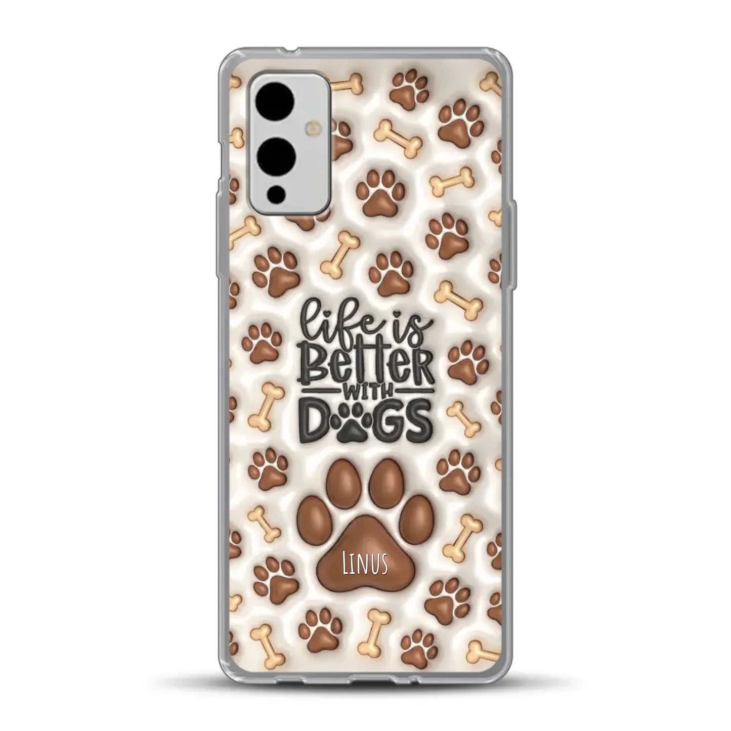 Life is better with Dogs - Individuelle Handyhülle