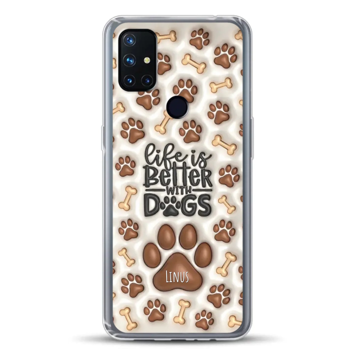 Life is better with Dogs - Individuelle Handyhülle