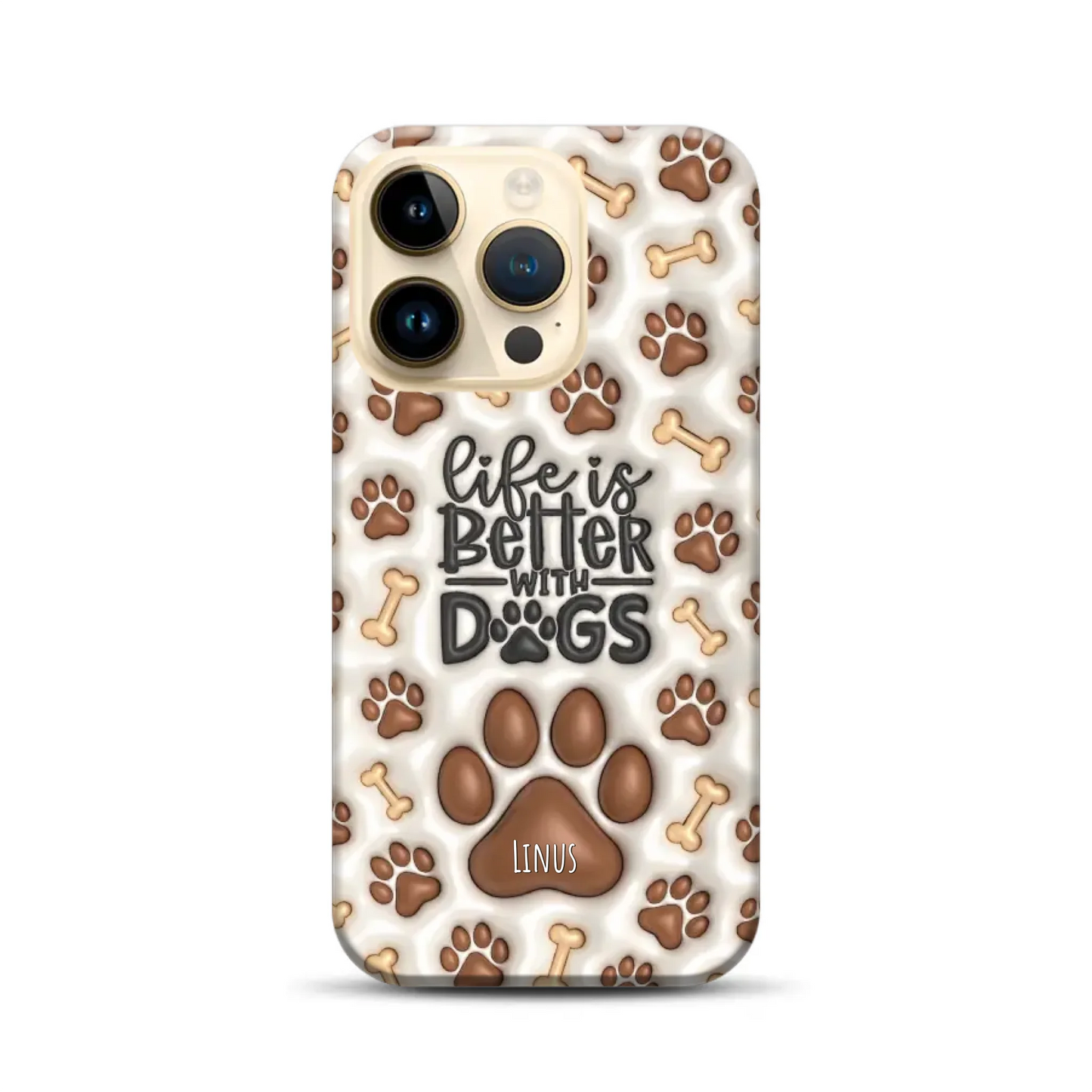 Life is better with Dogs - Individuelle Premium Hülle für iPhone