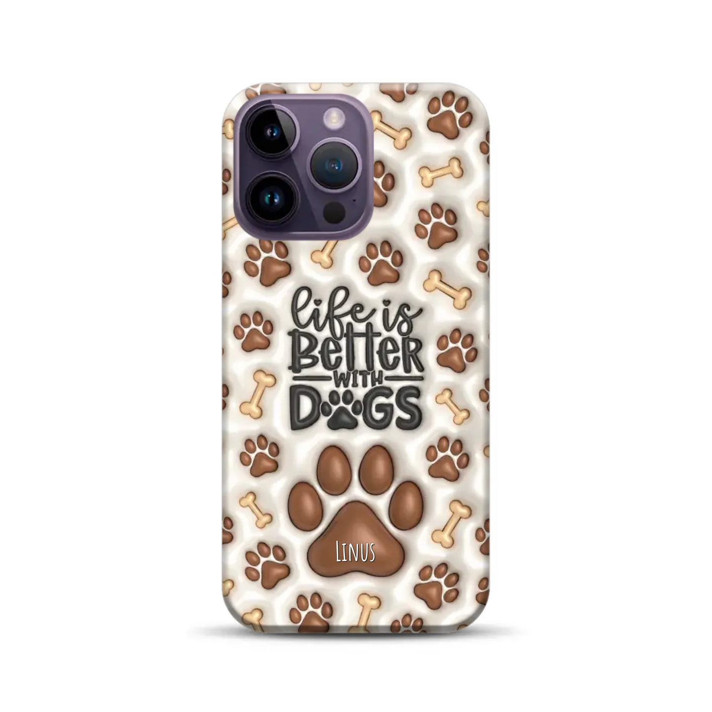 Life is better with Dogs - Individuelle Premium Hülle für iPhone