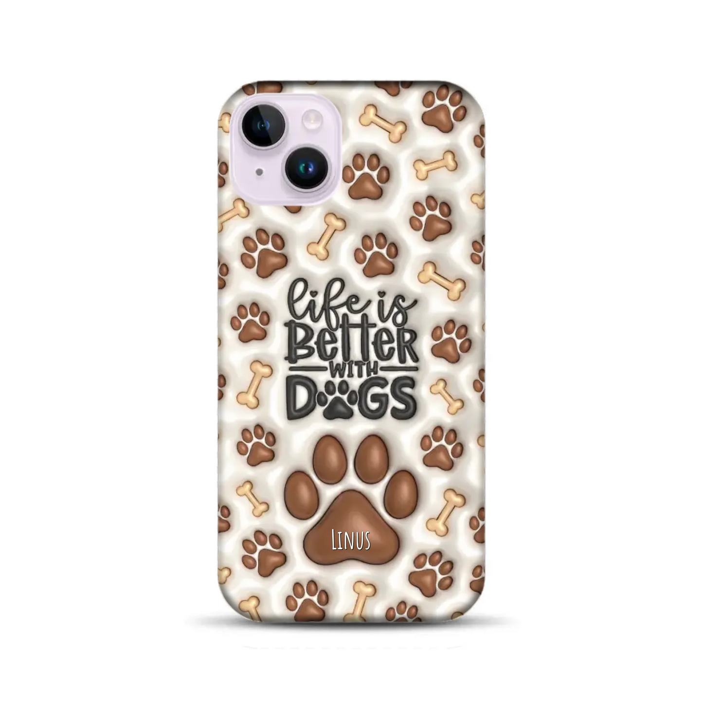 Life is better with Dogs - Individuelle Premium Hülle für iPhone