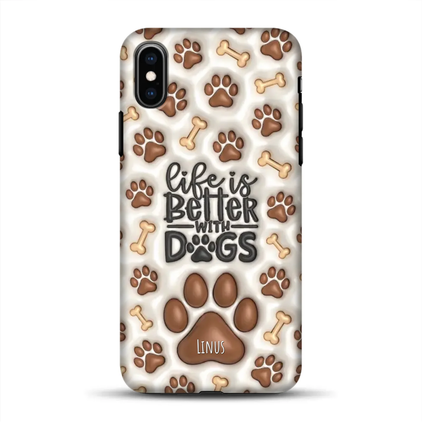 Life is better with Dogs - Individuelle Premium Hülle für iPhone