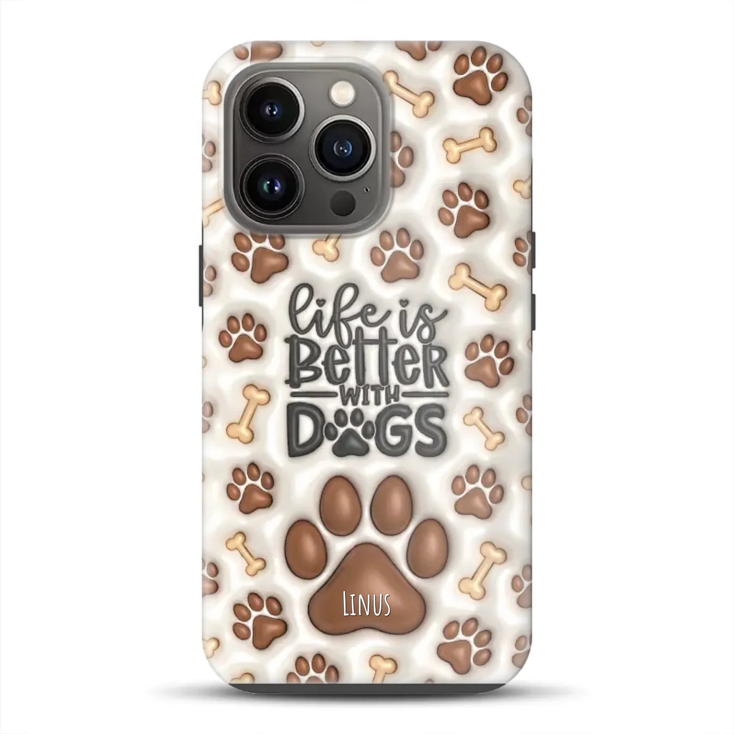 Life is better with Dogs - Individuelle Premium Hülle für iPhone