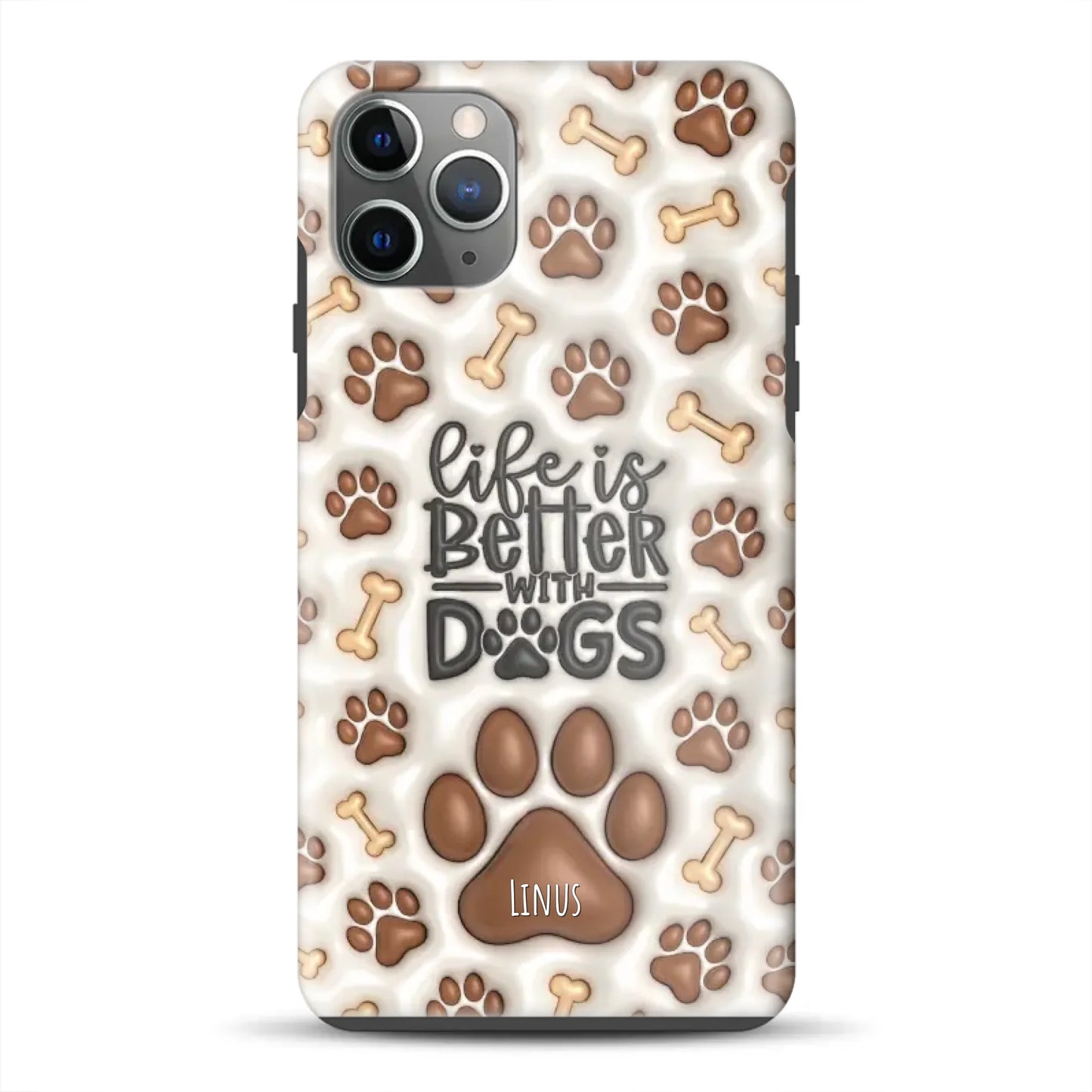Life is better with Dogs - Individuelle Premium Hülle für iPhone