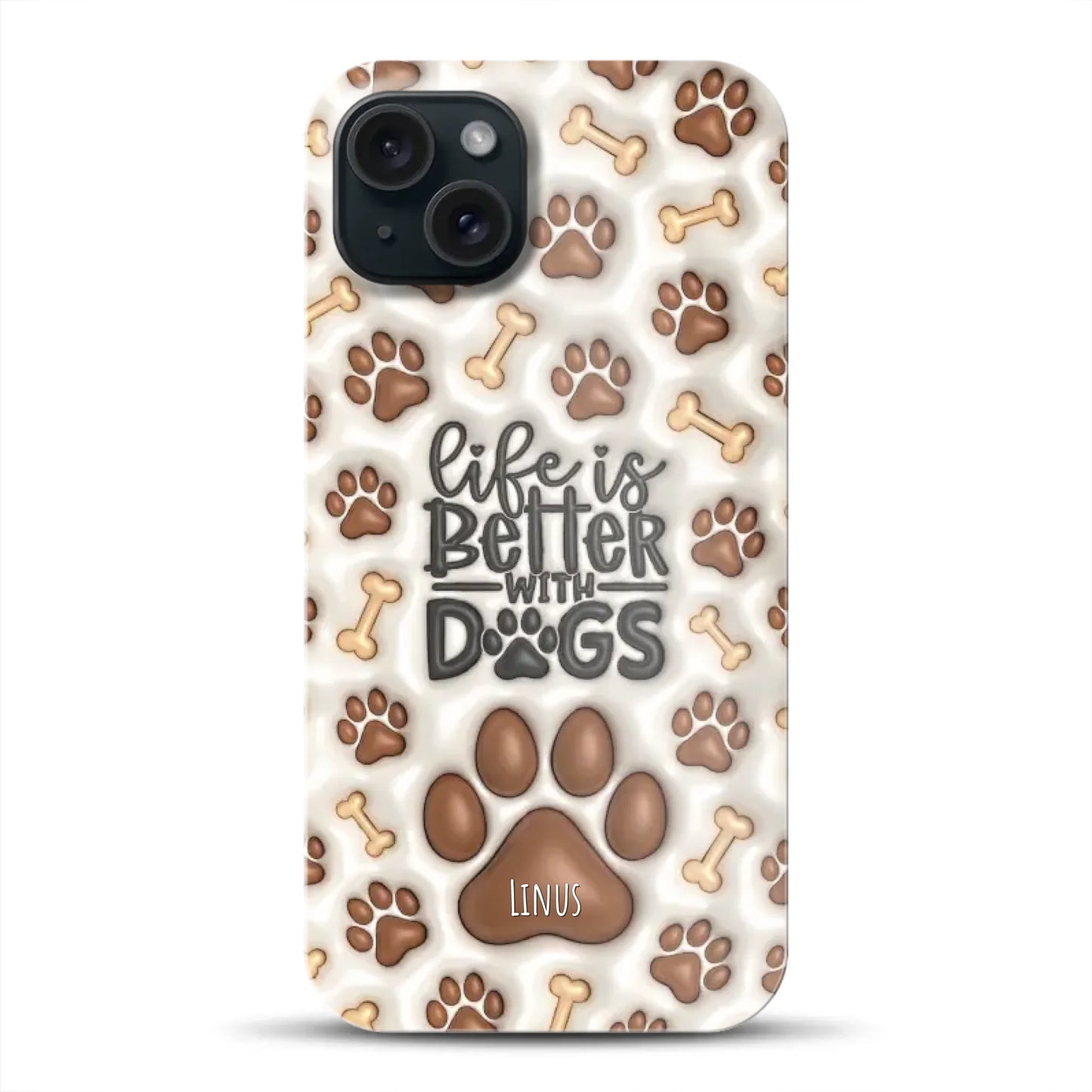 Life is better with Dogs - Individuelle Premium Hülle für iPhone