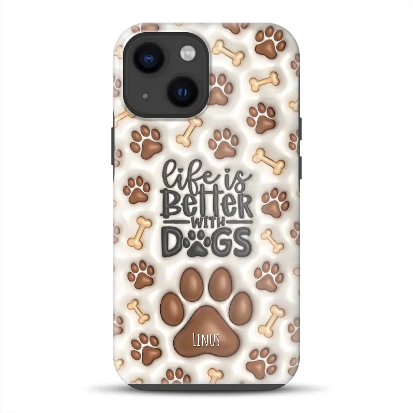 Life is better with Dogs - Individuelle Premium Hülle für iPhone