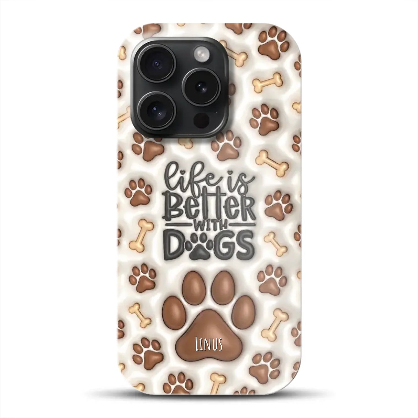 Life is better with Dogs - Individuelle Premium Hülle für iPhone