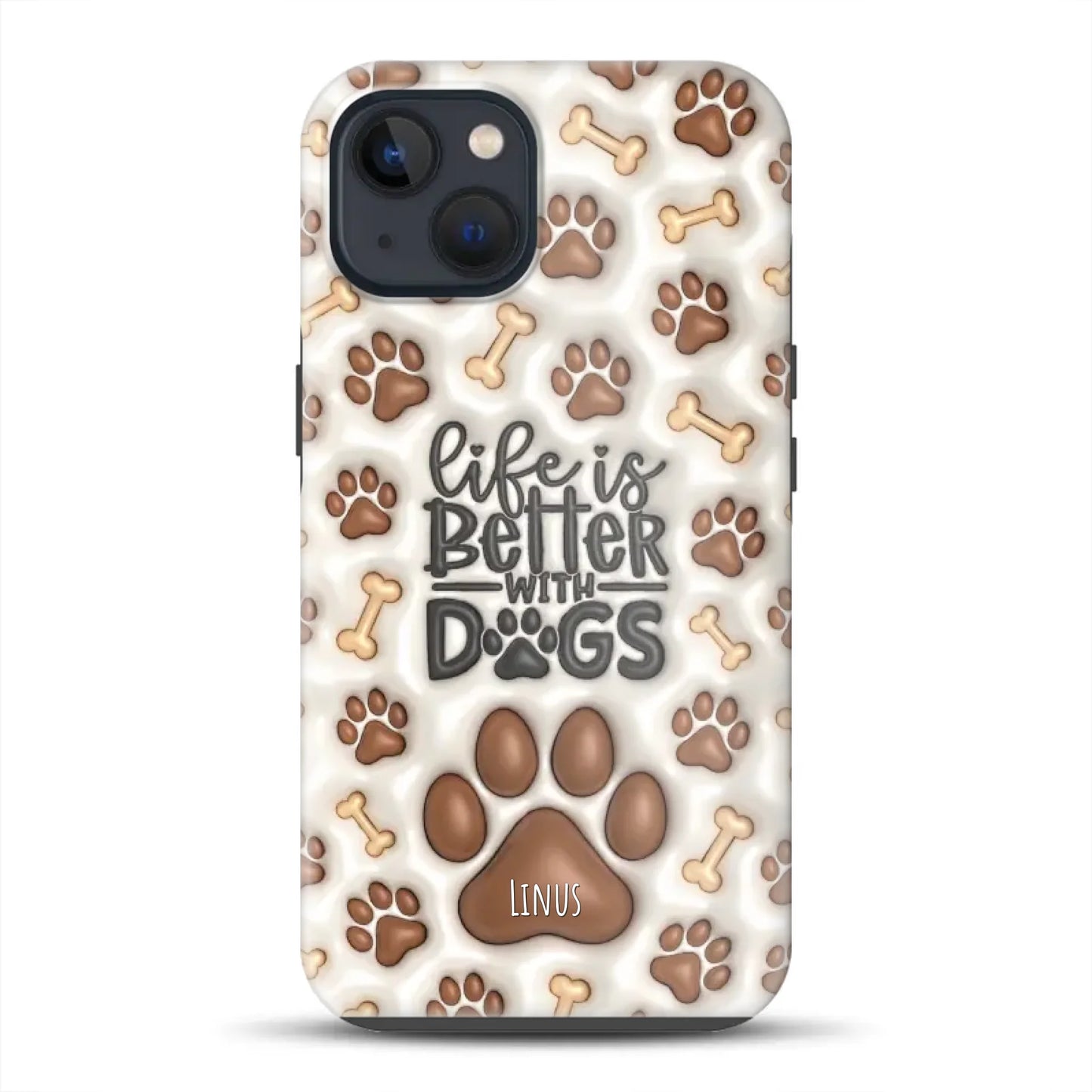 Life is better with Dogs - Individuelle Premium Hülle für iPhone