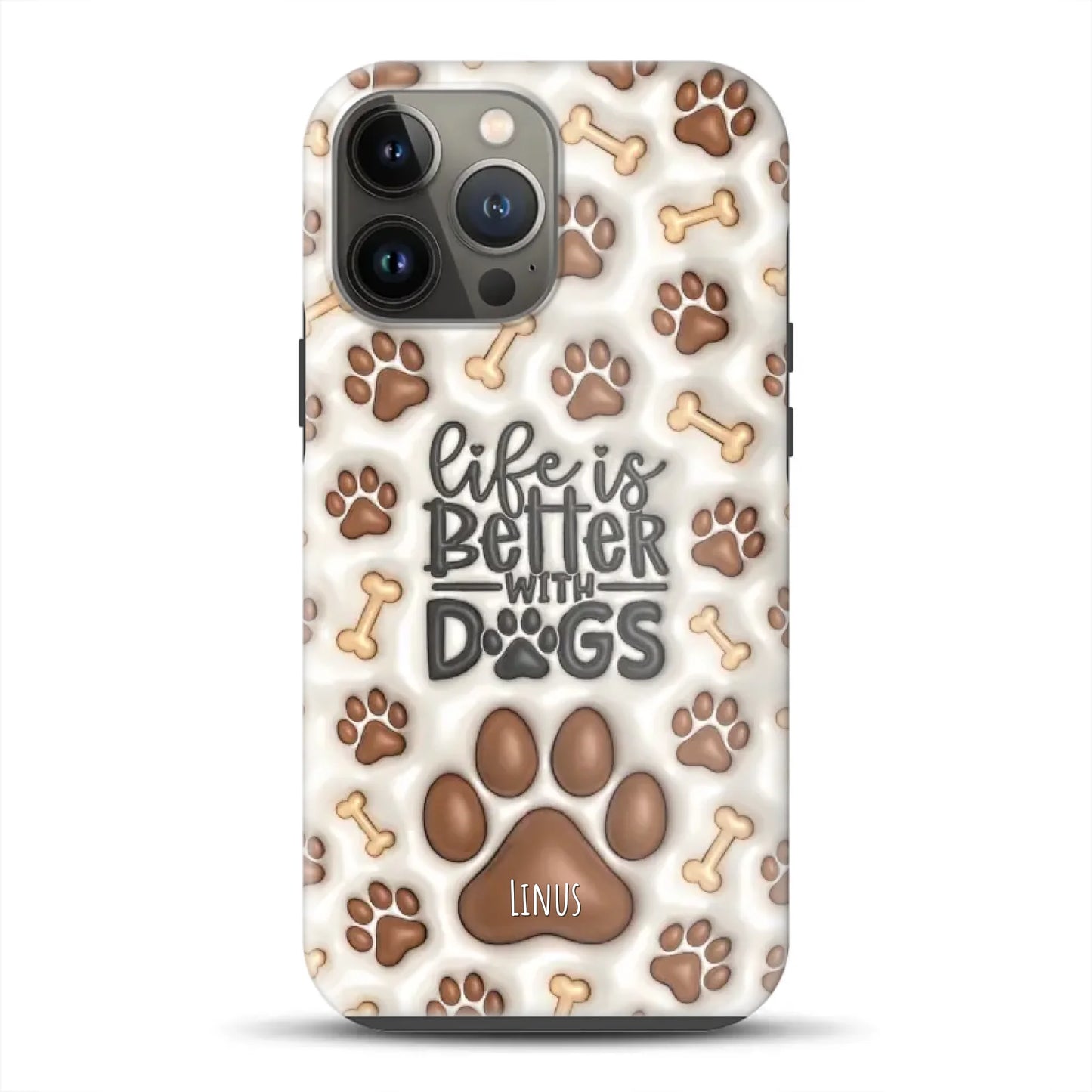 Life is better with Dogs - Individuelle Premium Hülle für iPhone