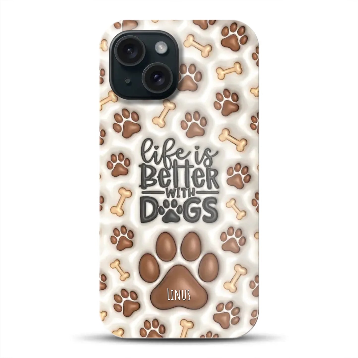 Life is better with Dogs - Individuelle Premium Hülle für iPhone