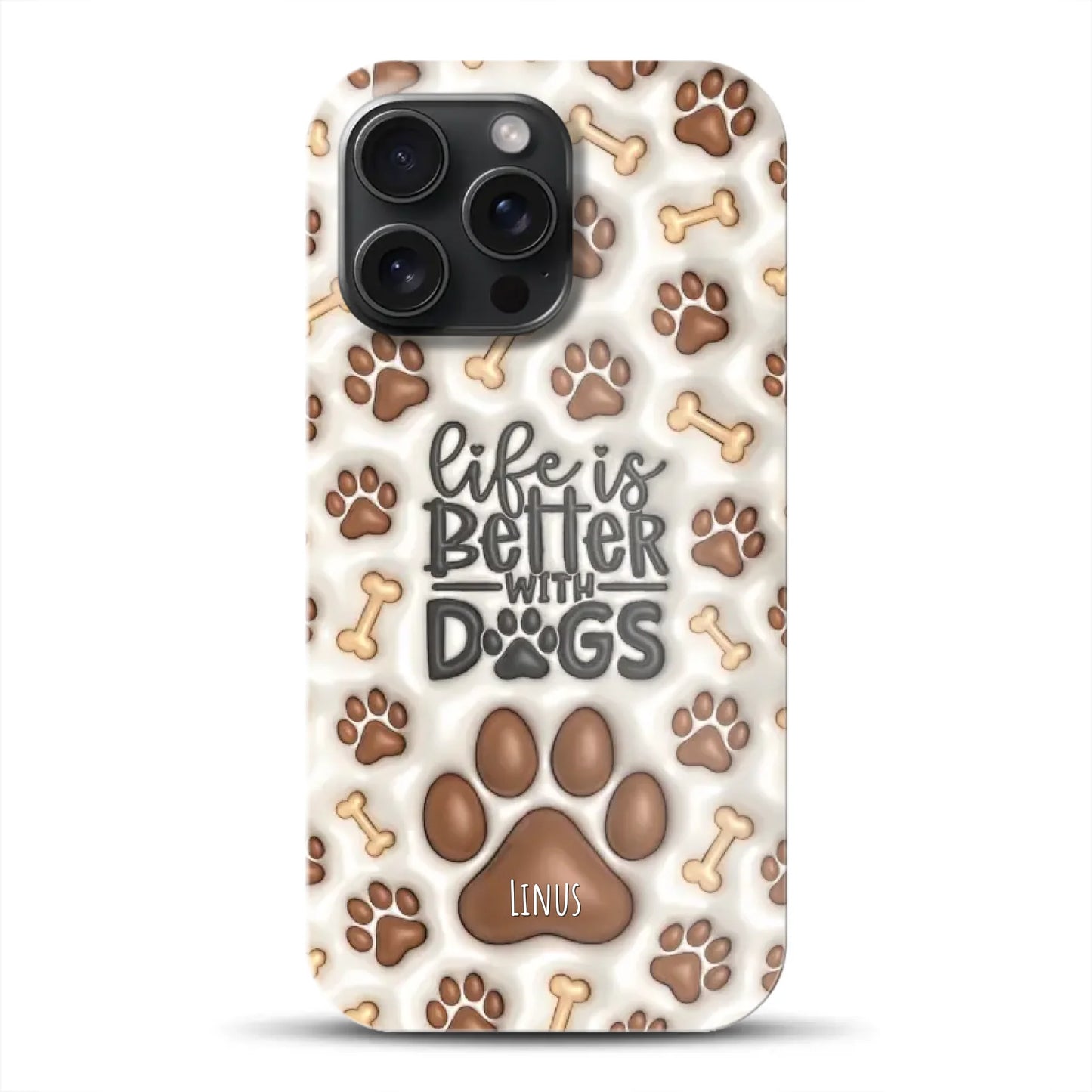Life is better with Dogs - Individuelle Premium Hülle für iPhone