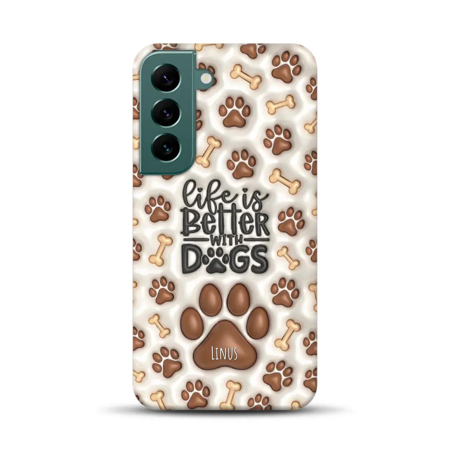Life is better with Dogs - Individuelle Premium Hülle für Samsung