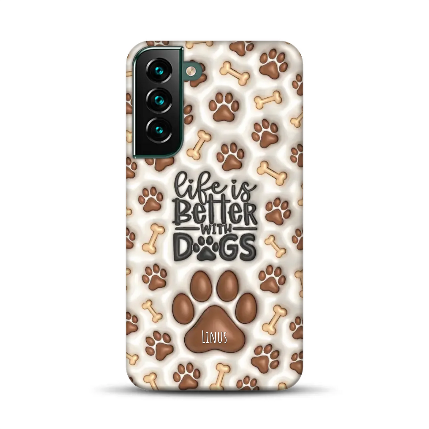 Life is better with Dogs - Individuelle Premium Hülle für Samsung