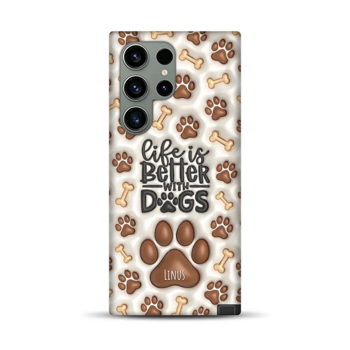 Life is better with Dogs - Individuelle Premium Hülle für Samsung