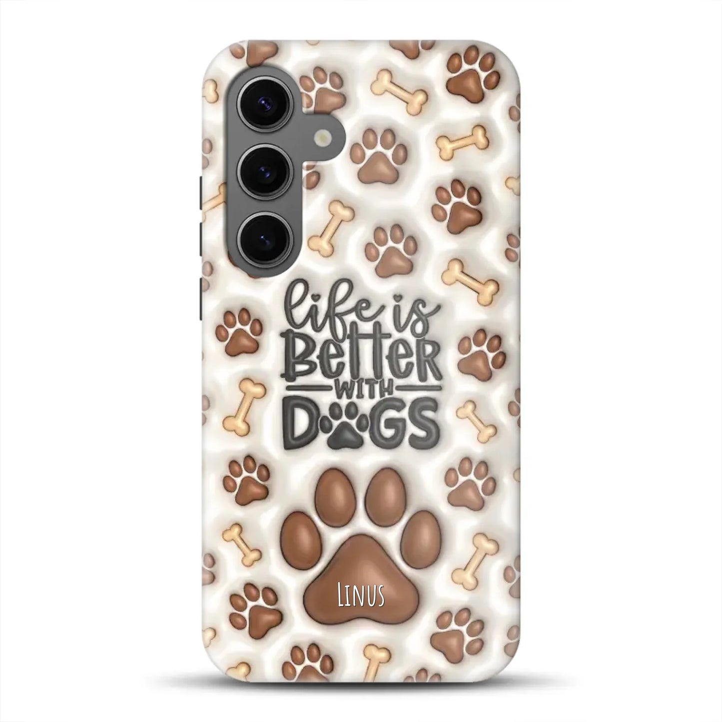 Life is better with Dogs - Individuelle Premium Hülle für Samsung