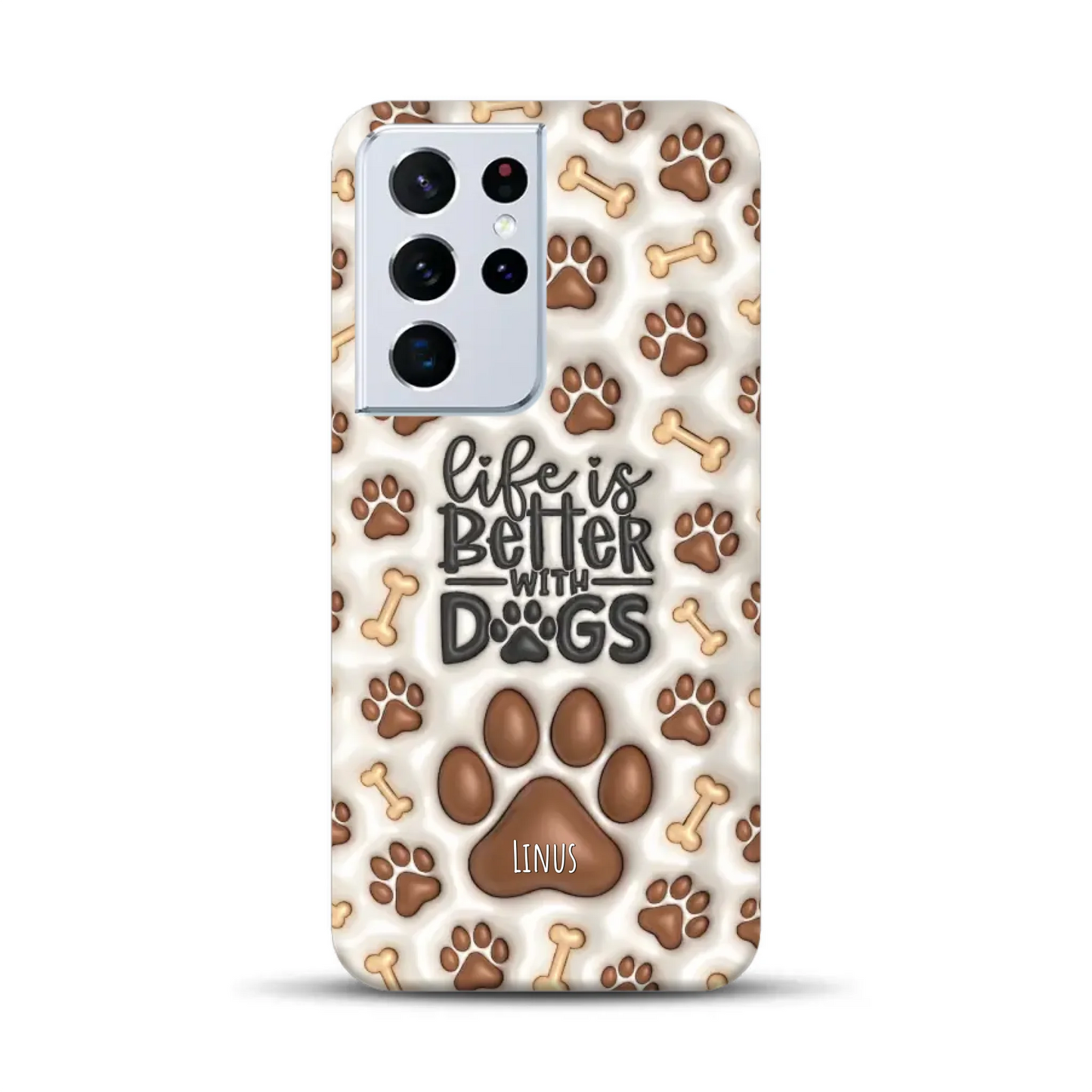 Life is better with Dogs - Individuelle Premium Hülle für Samsung