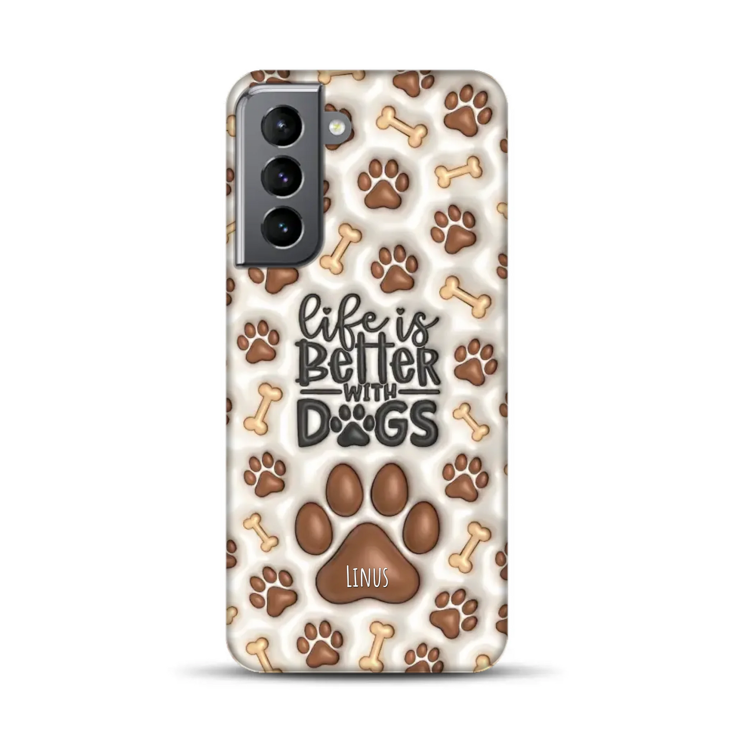 Life is better with Dogs - Individuelle Premium Hülle für Samsung