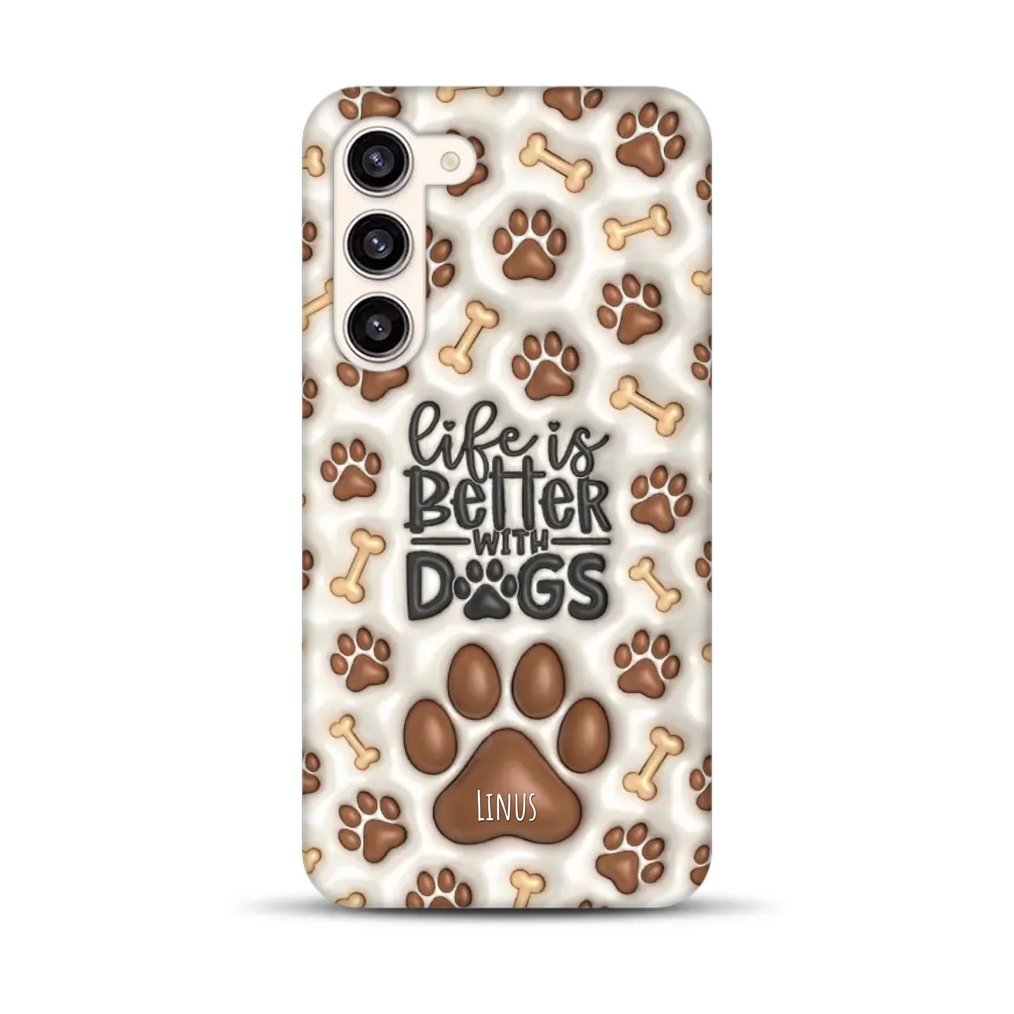 Life is better with Dogs - Individuelle Premium Hülle für Samsung